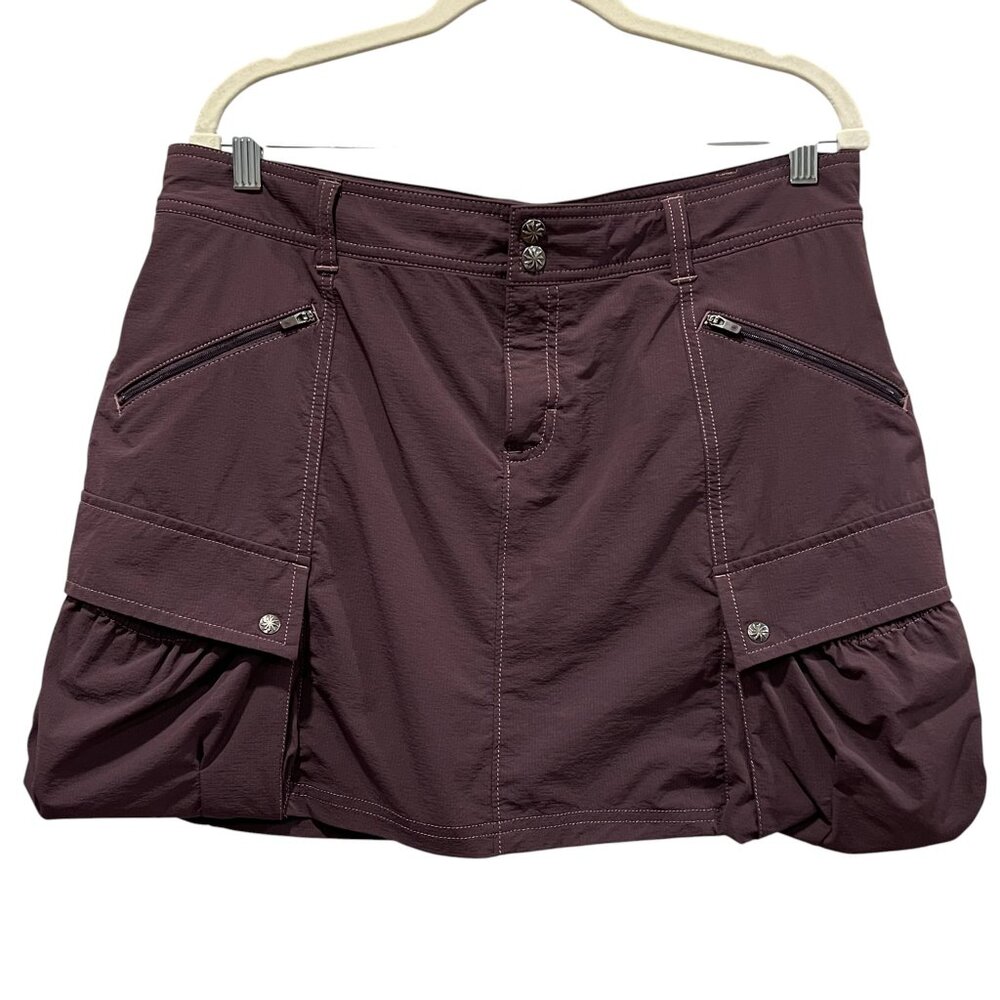 Athleta Cargo Pockets Golf Pickleball Tennis Skort, Plum, 14
